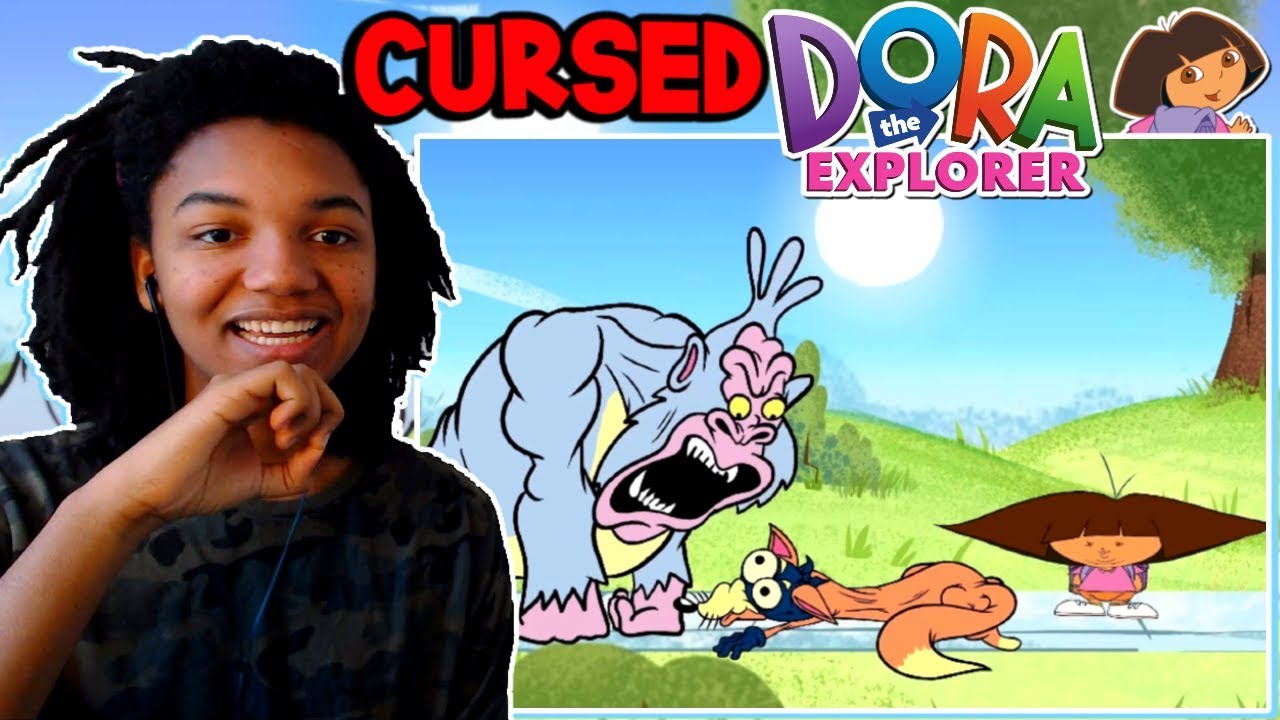 CURSED DORA THE EXPLORER MeatCanyon SWIPER NO SWIPEY REACTION YouTube