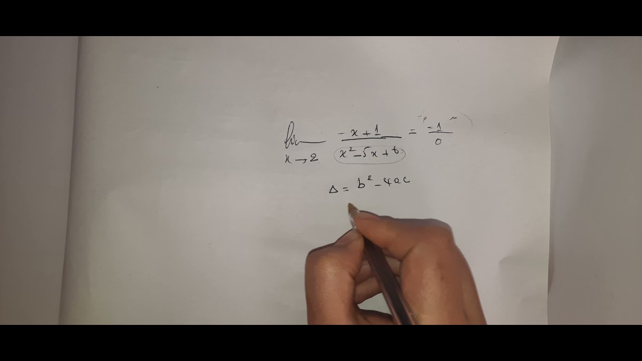 النهايات بعض الاشكال الخاصة