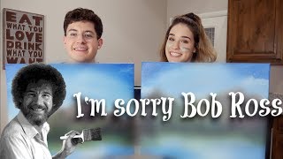 Following a Bob Ross Tutorial with my Twin Brother! (Drew Phillips)