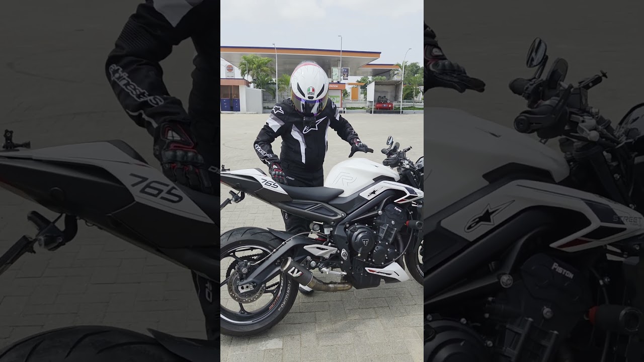 Street Triple 765 | Silent Spot Pure Exhaust Symphony 🔥🎧" 