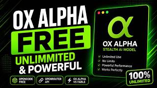OX Alpha FREE - 1M Context Powerful AI Model You NEED to Try
