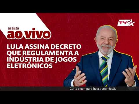 🔴 Ao vivo | Lula regulamenta a indústria de jogos eletrônicos