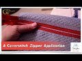 A Coverstitch Zipper Application