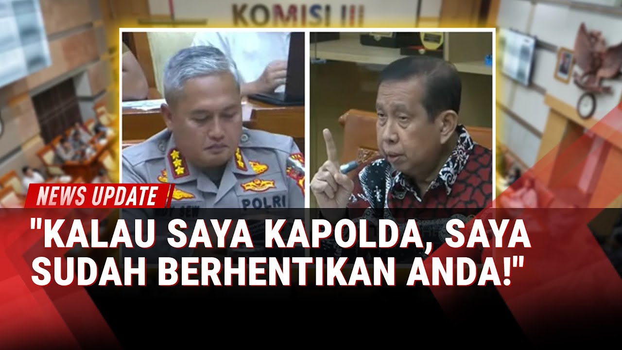 KERAS! Jenderal Polisi di DPR Cecar Kapolres Sleman: Suami Bela Istri Kok Jadi Tersangka?