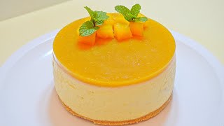 Easy No Bake Mango Cheesecake – Mango Cheesecake NO BAKE