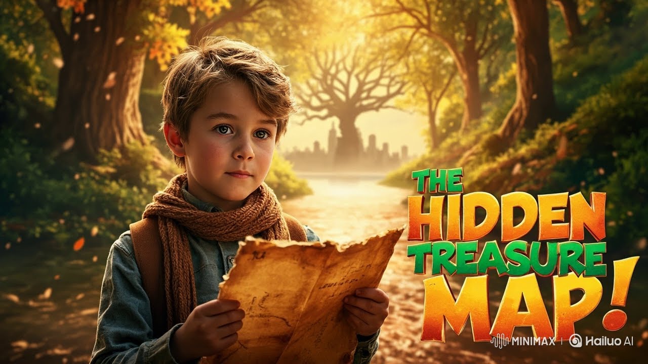 The Hidden Treasure Map – A Magical Forest Adventure for Kids