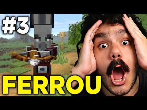 The village was attacked in Minecraft Hardcore.