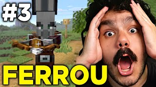 A VILA FOI ATACADA NO MINECRAFT HARDCORE