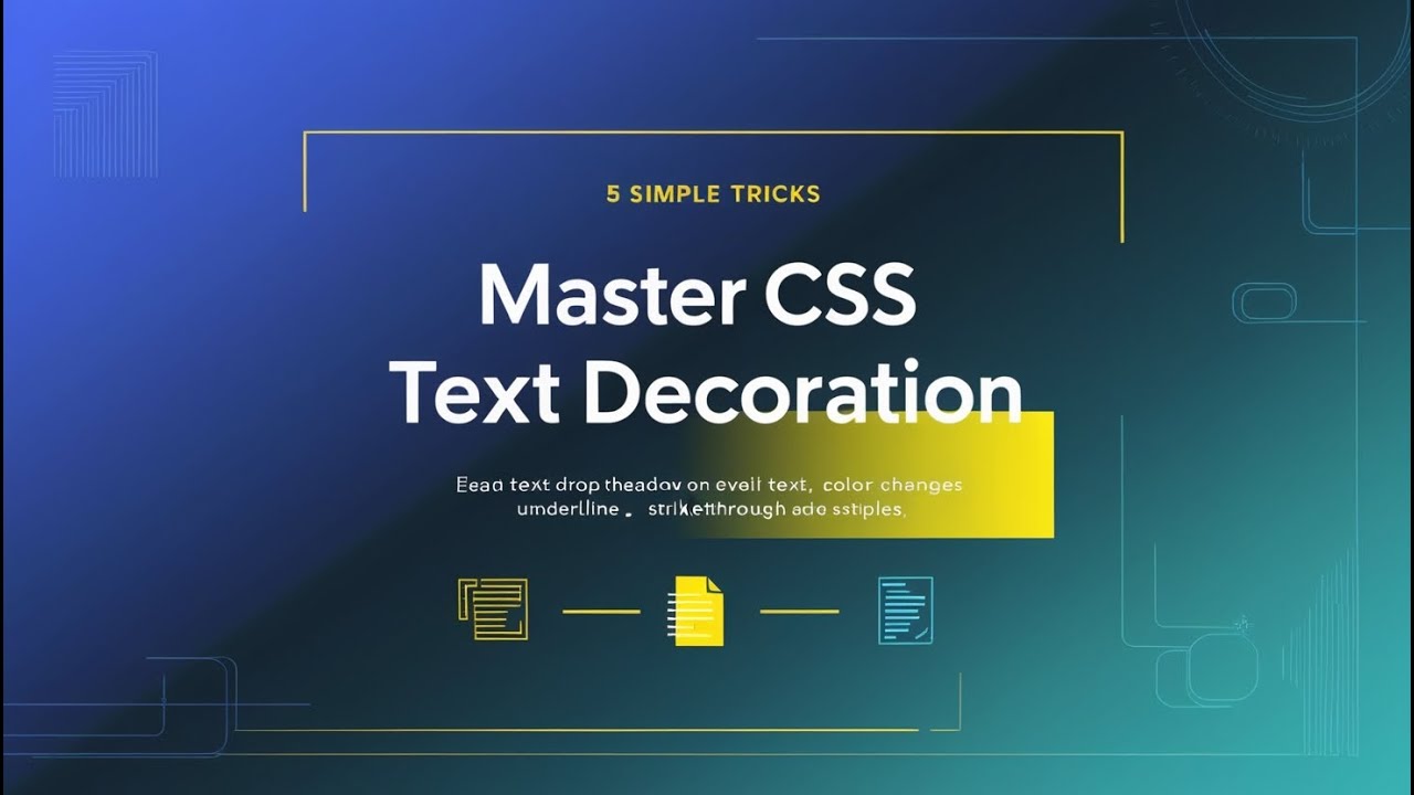 Master the CSS Text Decoration Property with These 5 Simple Tricks ...
