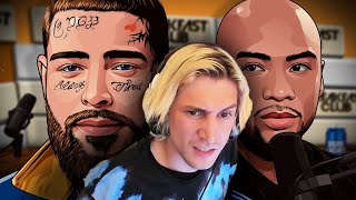 How Post Malone Humbled A Jealous Radio Host - xQc Reacts