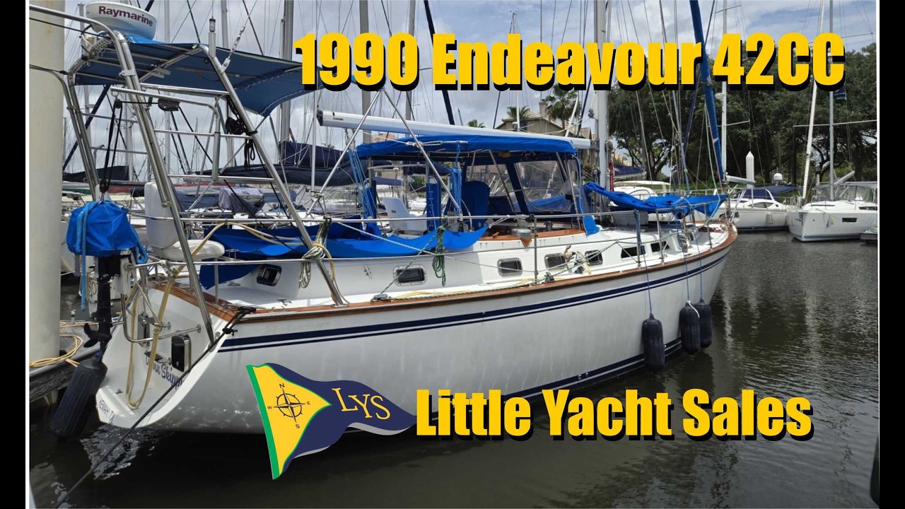 ⁣Exciting Liveaboard Opportunity - 1990 Endeavour 42CC. For Sale at Little Yacht Sales