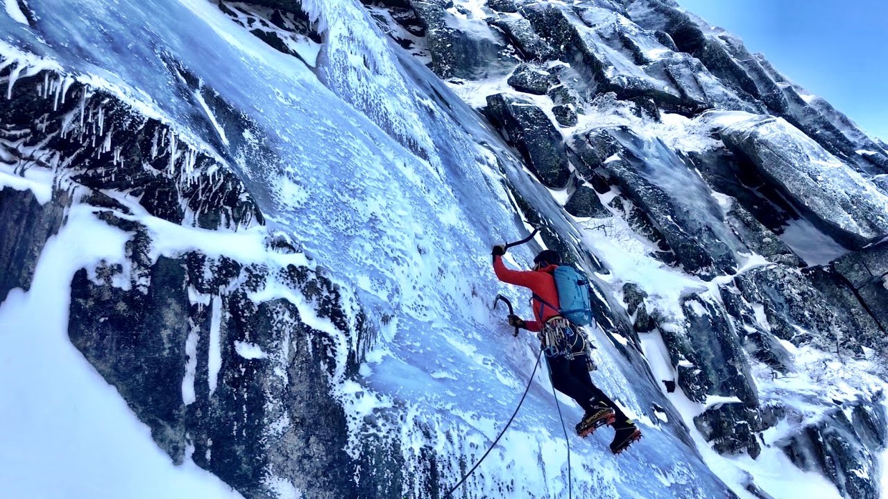 Chauvin - Cole, Mount Katahdin Ice Climbing | Baxter State Park Winter Trip 