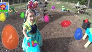 Celebrity FROZEN ANNA BIG EASTER EGG HUNT FOR HUGE SURPRISE EGGS + Golden Egg Surprise Opening Toy Surprises Profile