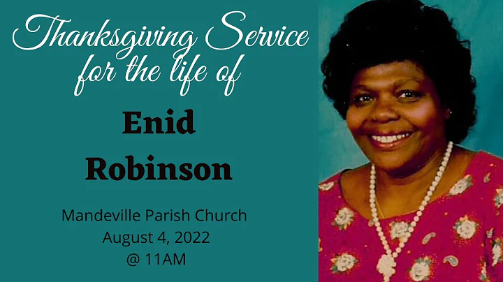 Funeral Service for the late Enid Robinson