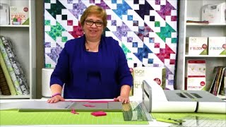 How to Cut Squares with AccuQuilt GO! Strip Cutter Dies