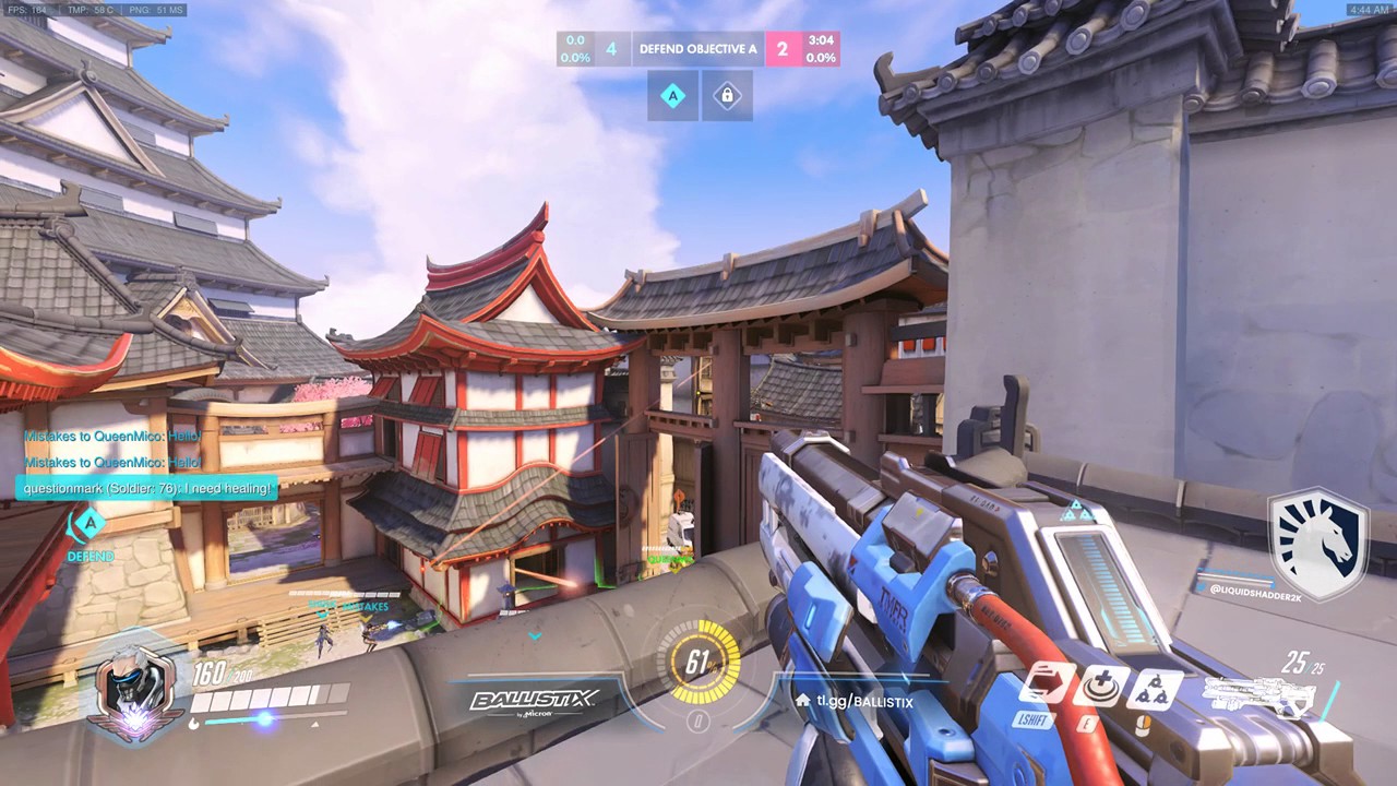 Impressive Helix jump with Soldier 76 on Hanamura by Shadder2k!!!