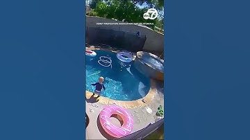Thumbnail of Father saves infant from drowning in California pool