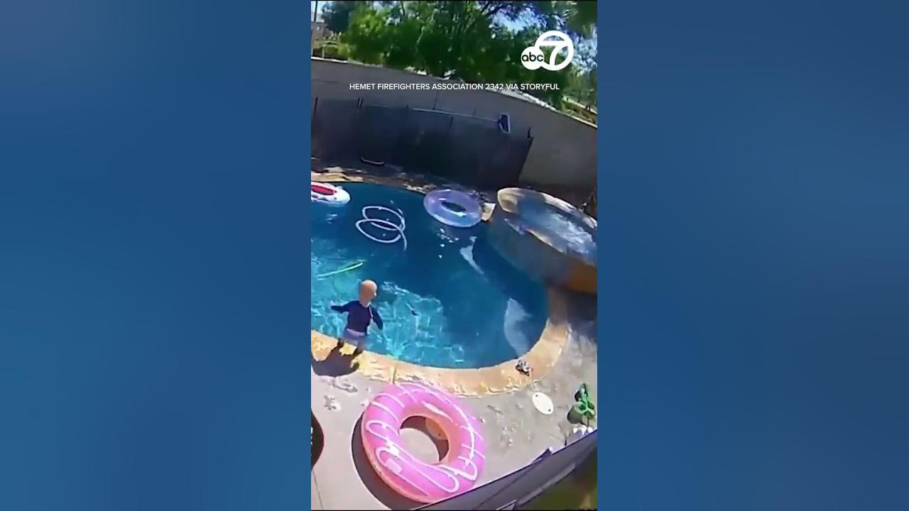 Father saves infant from drowning in California pool