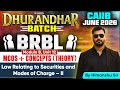 CAIIB June 2026 | MCQs + Concepts | BRBL Module B | Law Relating to Securities &amp; Modes of Charge –II