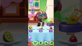 My Talking Tom Eating Garlic 🧄 And Her Reaction 😹 #talkingtom #eating #garlic #reaction #fun #shorts