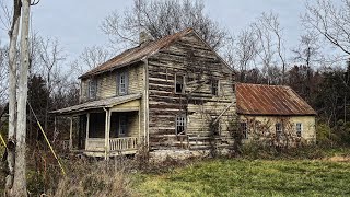 Incredible Abandoned Log Cabin Older then the United States built in 1751