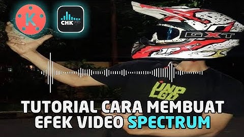 Tutorial cara membuat audio spectrum dan time spot || Kinemaster tutorial