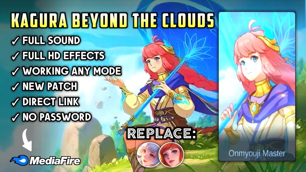 New Script Skin Kagura Beyond The Clouds No Password | Full Voice & Effects | Early Access | Review