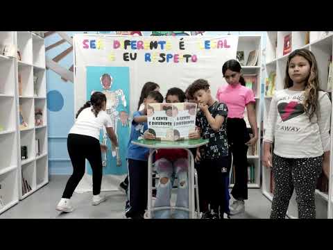 Ser diferente é legal e eu respeito - Escola Estadual Jorge Ferreira.