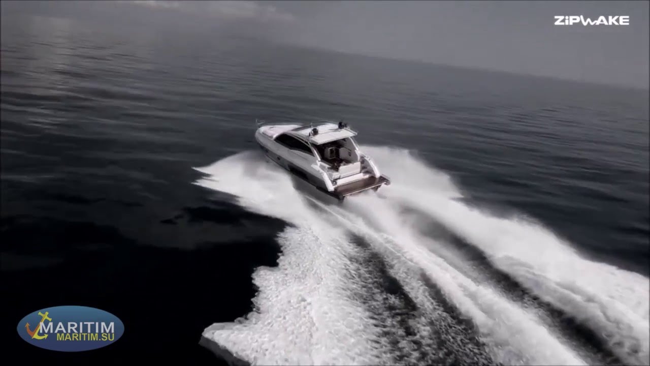 Интерцепторы Zipwake. Динамическая система стабилизации катера. 7FT.RU