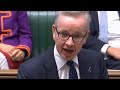 Watch again: Michael Gove on UK trade negotiations with EU in House of Commons