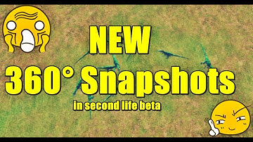 WOW! NEW 360° Snapshots in Second Life ( SL Beta Grid) { Second Life BETA  }