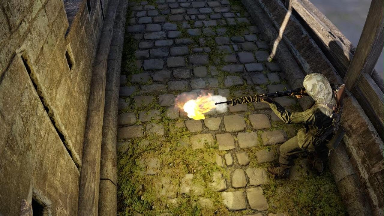 Sniper Elite: Resistance. Incredible Castle Shot Against Co-Op