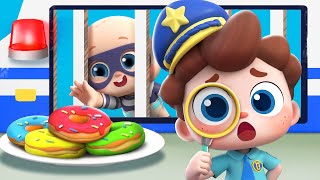 who took the donut police chase nursery rhymes kids songs babybus