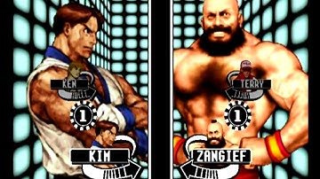 Capcom VS SNK Pro (Dreamcast) Arcade Mode as Kim/Ken