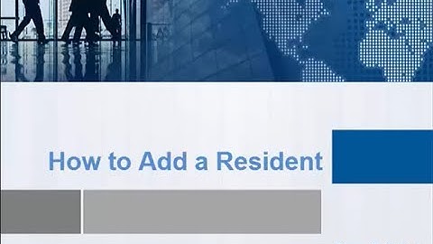 TX3 Voice Entry - How to add a resident via keypad
