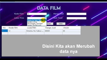 Aplikasi Tiket Bioskop - Visual Basic Studio 2010 Express