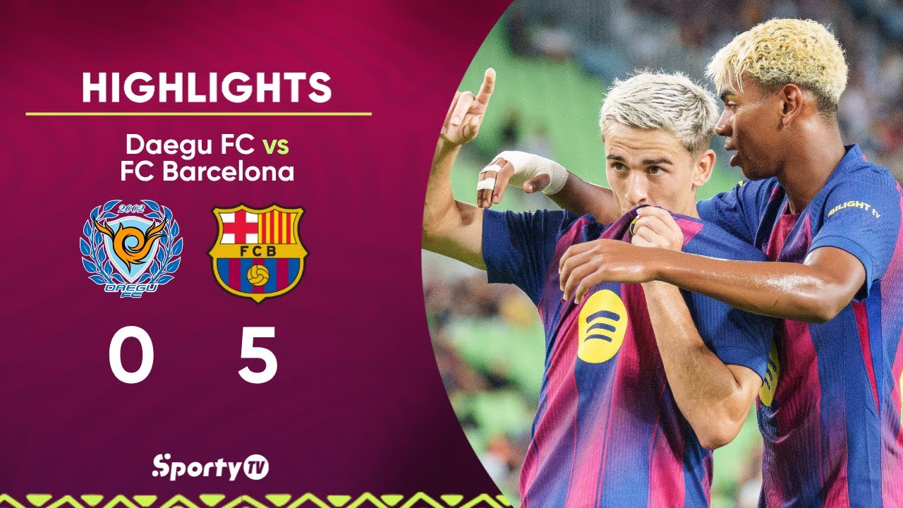 Daegu FC 0-5 FC Barcelona | Extended Highlights | SportyTV - YouTube