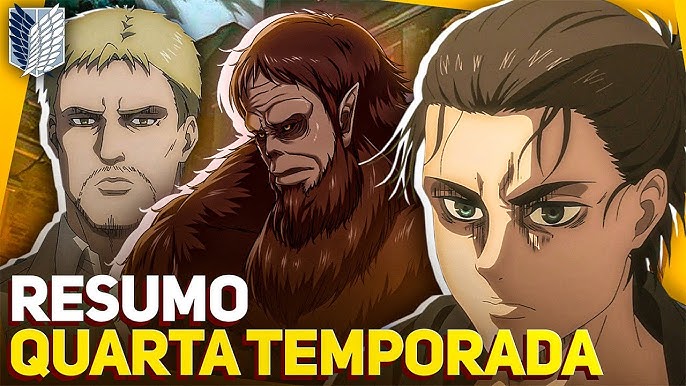 Attack on Titan: Temporada 4 - Onde assistir? - Combo Infinito
