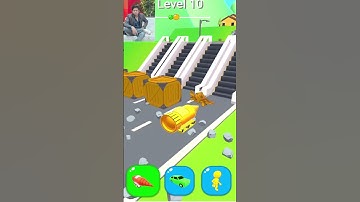 🔥 Shape - Shifting & Transform The Character 👀 Level 10 #shapeshifting #gameplay #shorts