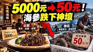 崩了！3元一隻，6元一隻「野生海參」能信嗎？從5000元一斤到直播白菜價，海參為何突然不值錢了？26.9萬噸產量背後，真正崩掉的是身份溢價！