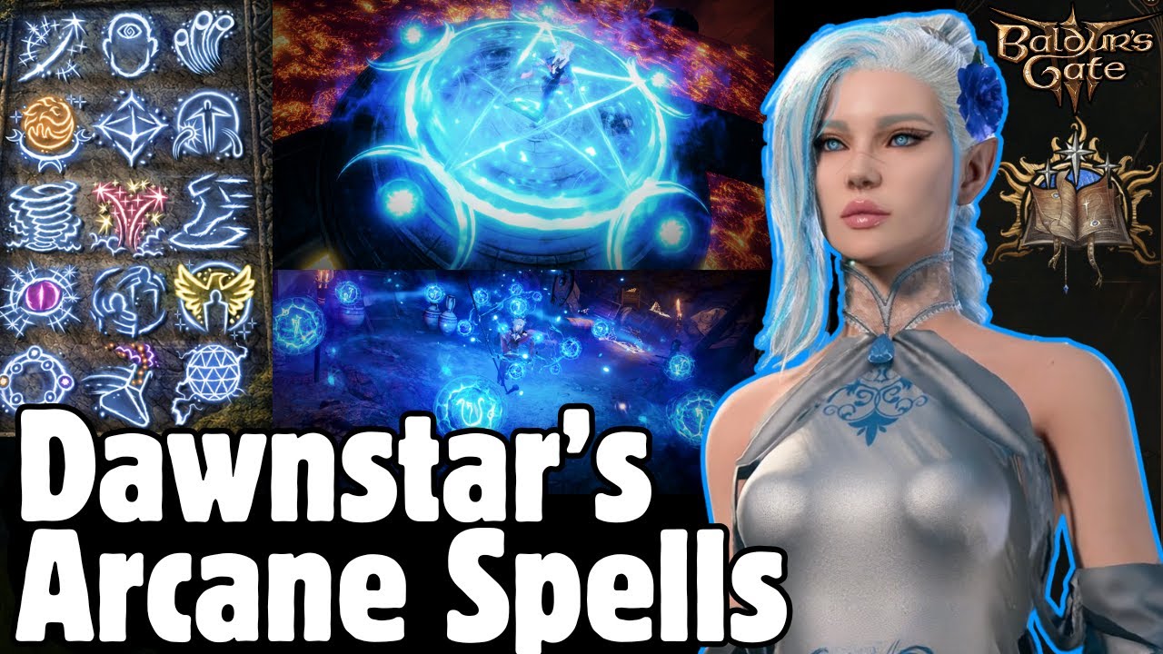 Dawnstar's ARCANE SPELLS MOD Wizard Build in Baldur's Gate 3