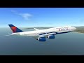 DELTA BOEING 787 ll WILL IT BE ABLE TO LAND! II RFS - REAL FLIGHT SIMULATOR GAMEPLAY