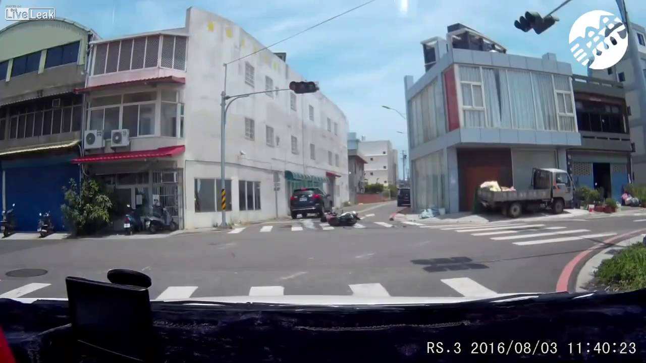Taiwan Motorcyclist Rides Too Fast ... Killed in Crash with SUV