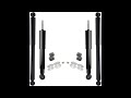 Detroit Axle Front & Rear Shock Absorbers for Chevy GMC Silverado Sierra 1500HD 2500HD 2500