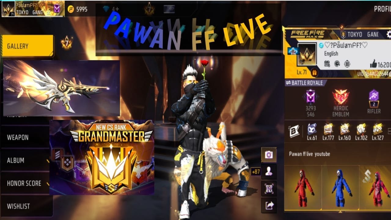 Free Fire Max Live With Pawan FF Live || Road  To 100 K 🎯 || 