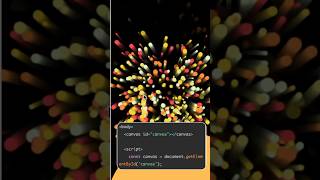 Floating Particle Animation on Mouse Move ✨ HTML Canvas Effect