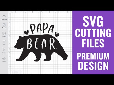 Papa Bear Svg Cut File for Cricut