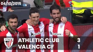  FULL MATCH I LaLiga 15/16 I J.7  Athletic Club 3 – Valencia CF 1
