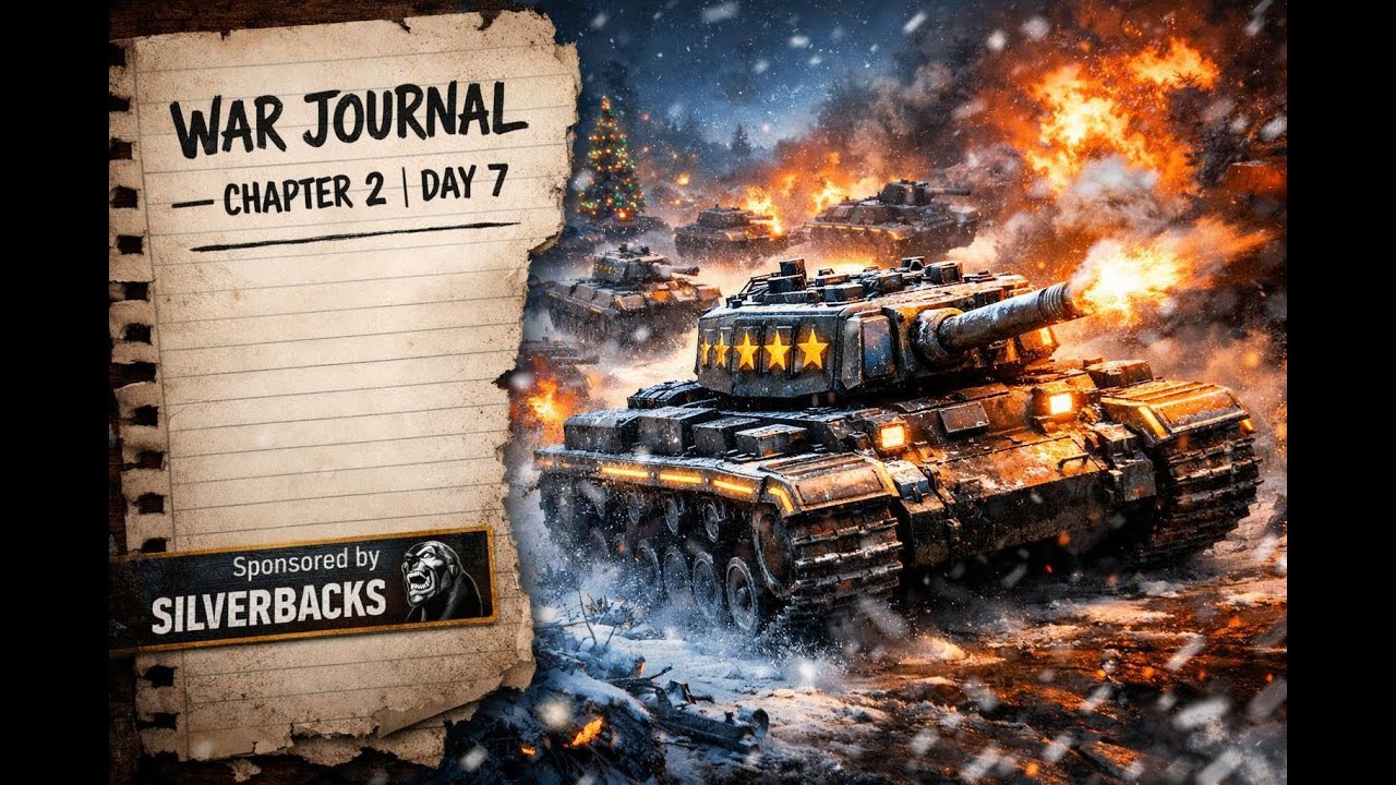 WAR JOURNAL CHAPTER 2 — DAY 7 ⚔️| KV MK3 4★ Maintenance | TankForce 6.8.0 Steam ❄️ Christmas Update