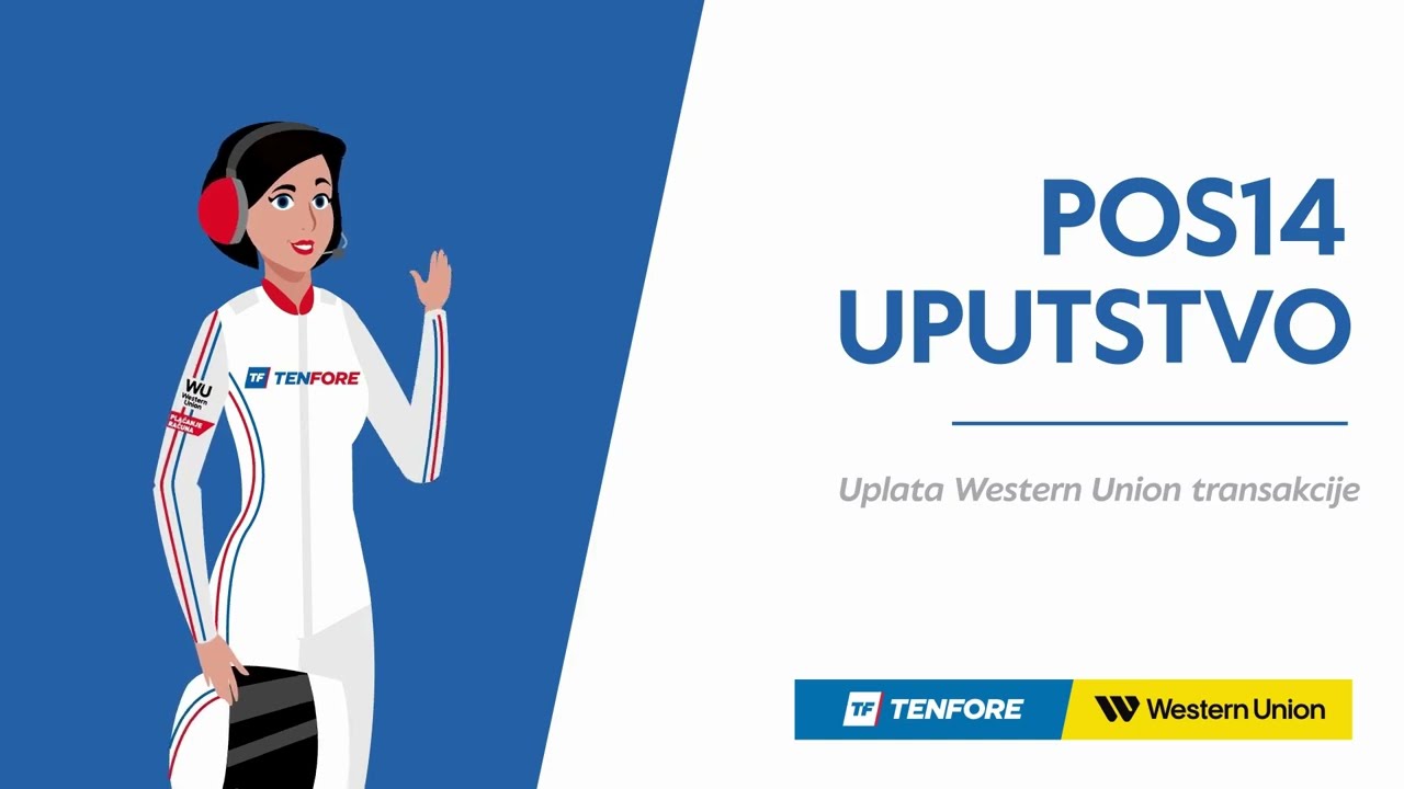 Tutorijal - Western Union slanje novca - uplata
